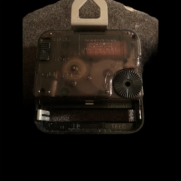 Glazed, Cypress Wood, Raw-edged Clock - Picture 5 of 8